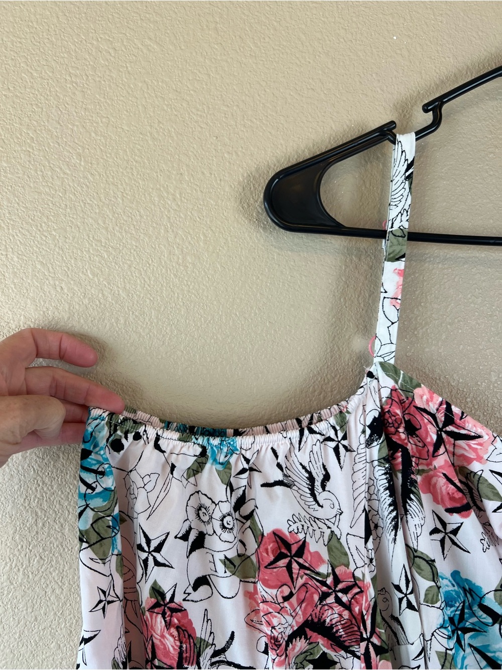 Betsey Johnson x Torrid Mini Challis Cold Shoulder Dress - Picture 6 of 12